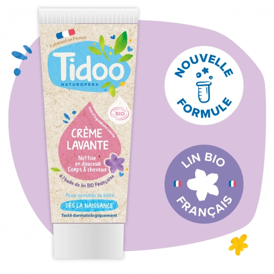 Crème lavante nourrissante certifiée Bio