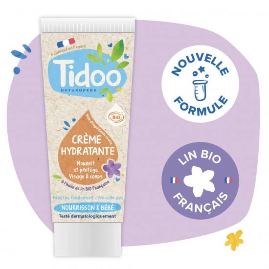 Crème hydratante et nourrissante certifiée Bio 100ml