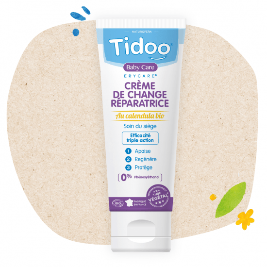 Crème réparatrice certifiée Bio pour le change 75g
