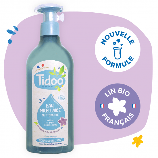 Eau micellaire nettoyante certifiée Bio