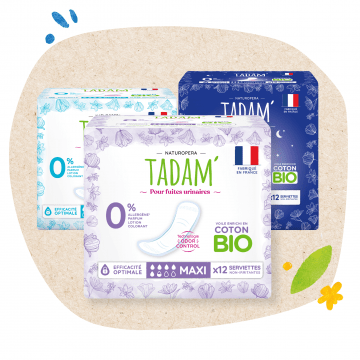 Serviettes pour fuites urinaires Serviettes pour fuites urinaires