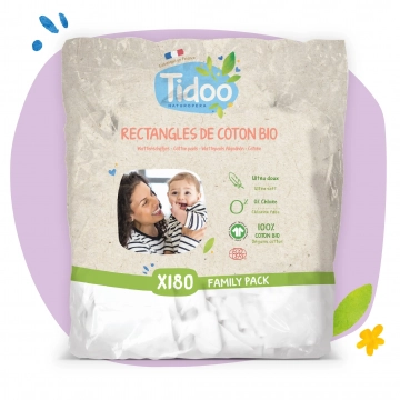 Rectangles de coton Bio x180 Rectangles de coton Bio x180